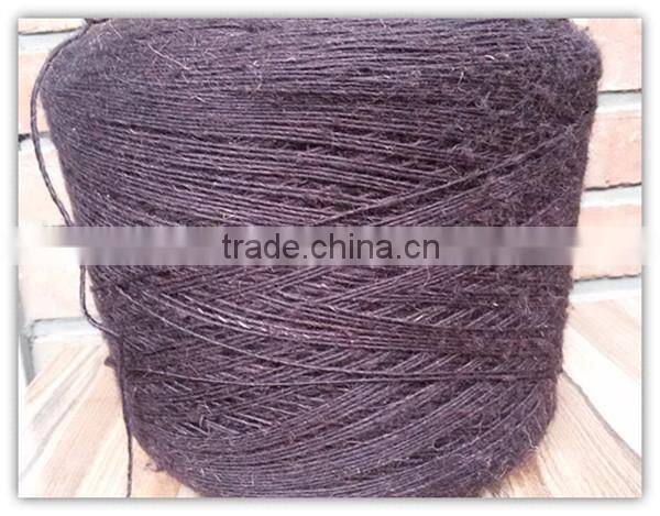 Lustered 50%Acrylic50% wool blended yarn use for blanket and carpet