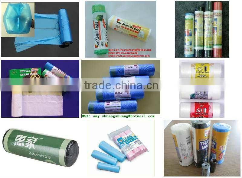 draw-string garbage bags