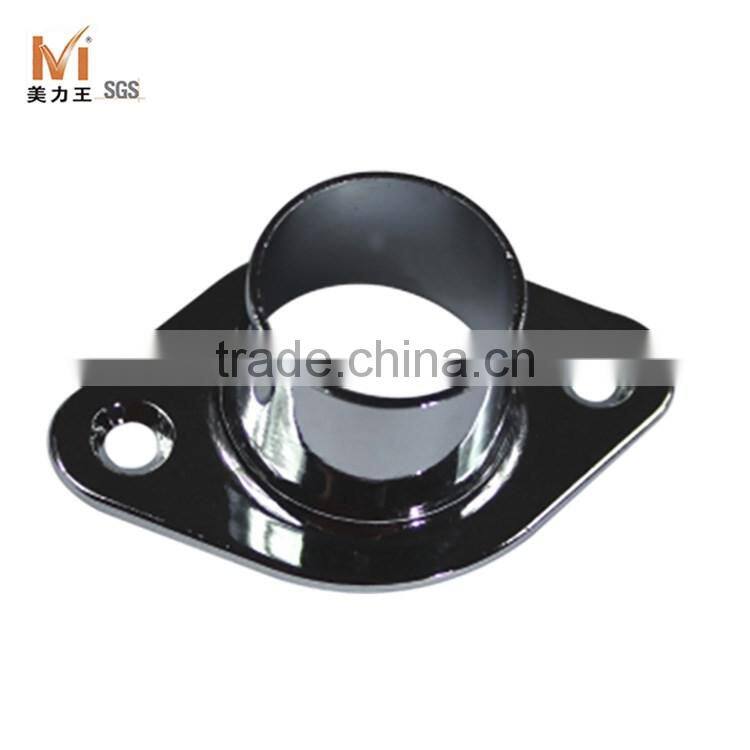 Wardrobe Clothes Hanging Rod Socket Tube End Support Bracket