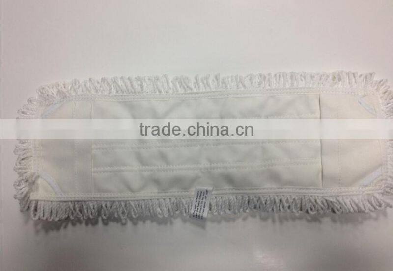 blue stripe microfiber mop with pocket backing