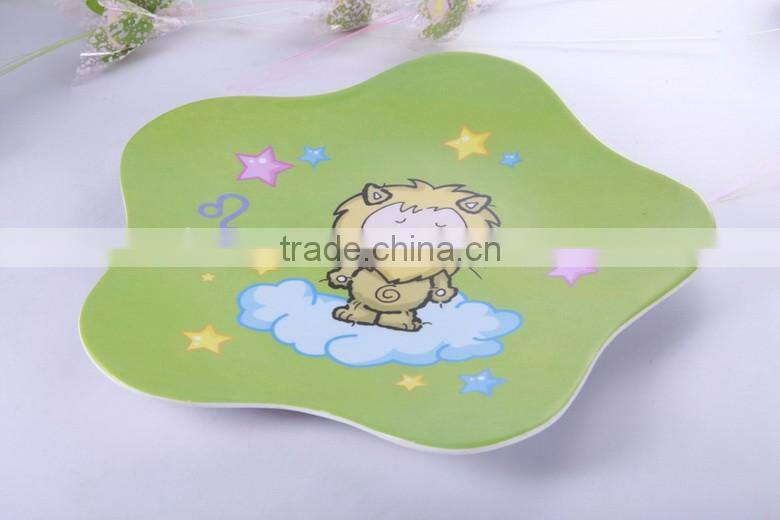 leaf shape melamine plate bowl tableware dinnerware set, melamine western dinnerware sets