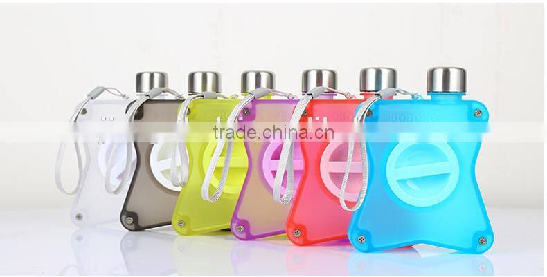250ml clear water bottle joyshaker for star shape