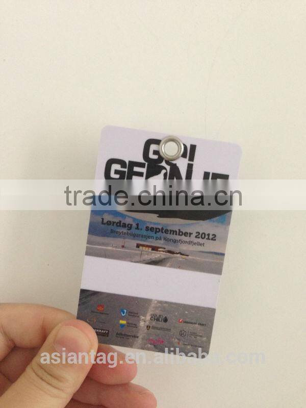 Plastic pvc barcode card