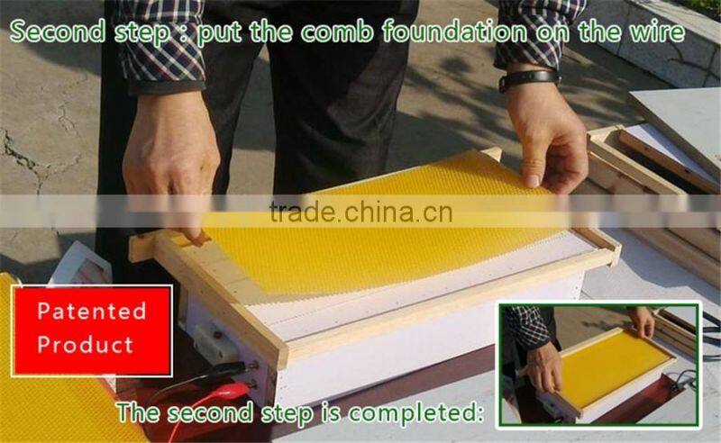 China beekeeping automatic electric heating wire embedder for beehive frame