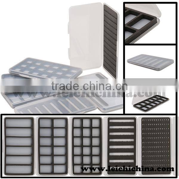 exclusive easy grip silicone foam Fly fishing Box