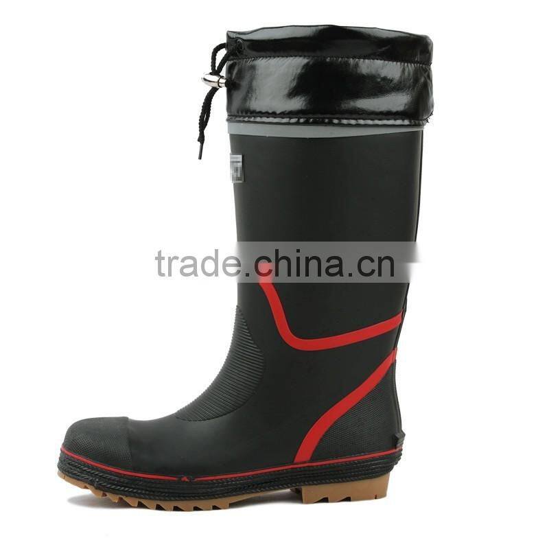 light weight fashion men outdoor work high gumboots wellington boots Rubber Boot