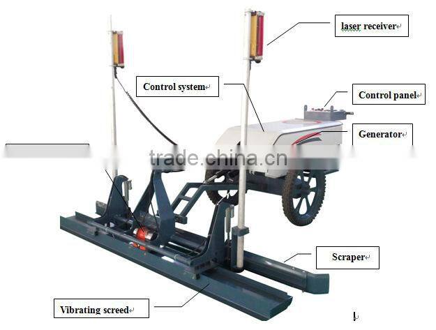 Dom sale construction concrete laser screed machine