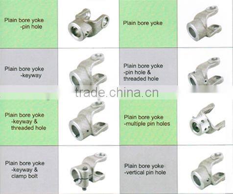 China custom best yellow colord end yokes for pto shaft in alibaba