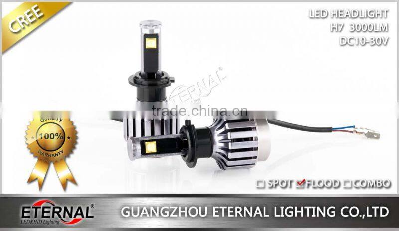 60W/pr universal size LED headlight bulb replacement H1 H3 H4 H7 H11 H13 9005 9006 880 D2S car automotive led headlight bulb kit