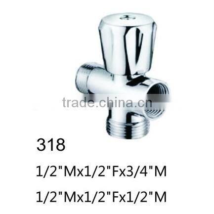 China Facotry 3 Way Brass Ball Angle Valve