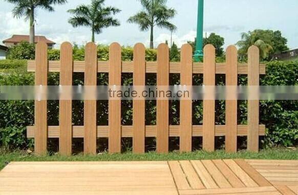 Wood fence