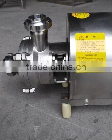Food grade stainless steel milk self priming pumps