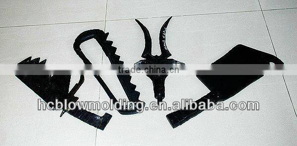 OEM Blow Molding plstic halloween product plastic pumpkin light for sale