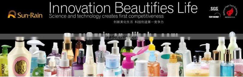 Cosmetic pump red color Aluminum cream treatment pump for cosmetic bottle