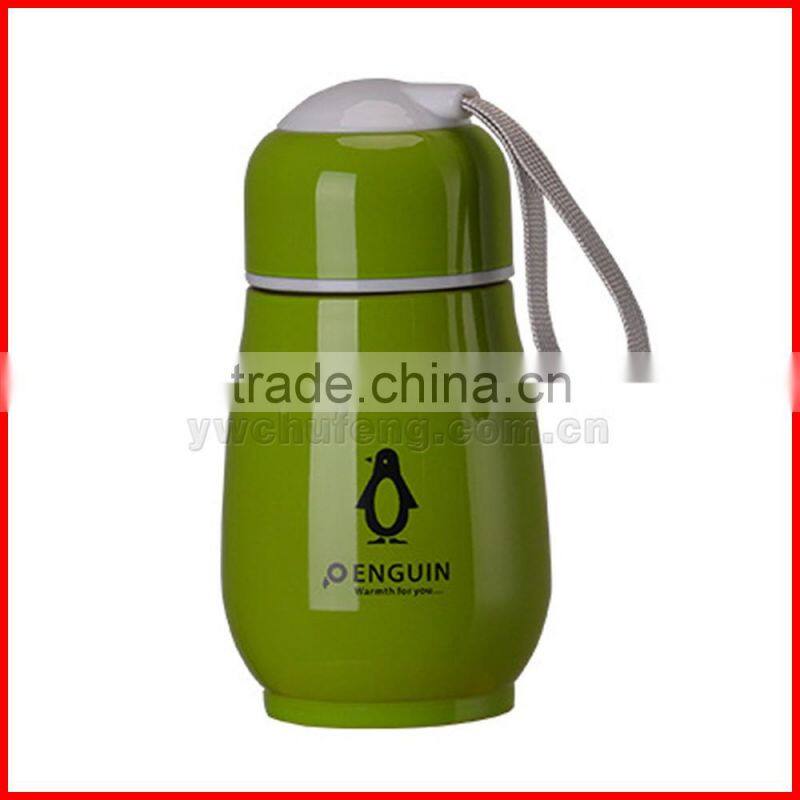300ml Novelty Gifts Penguin Water Bottle Fashion Stainless Steel Vacuum Flask Kids Students Portable Water Bottle