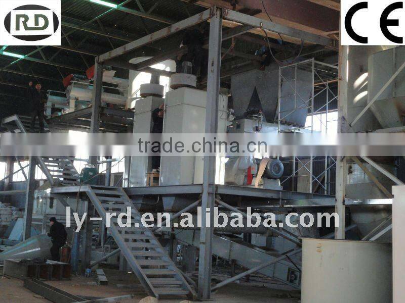 Complete wood pellet line with CE GOST SGS