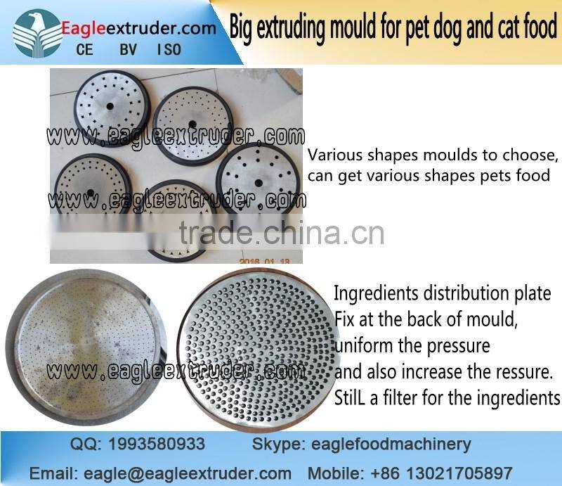 Jinan Eagle DP95 1ton to 1.5tons automatic pet dog food twin screw extruder production line