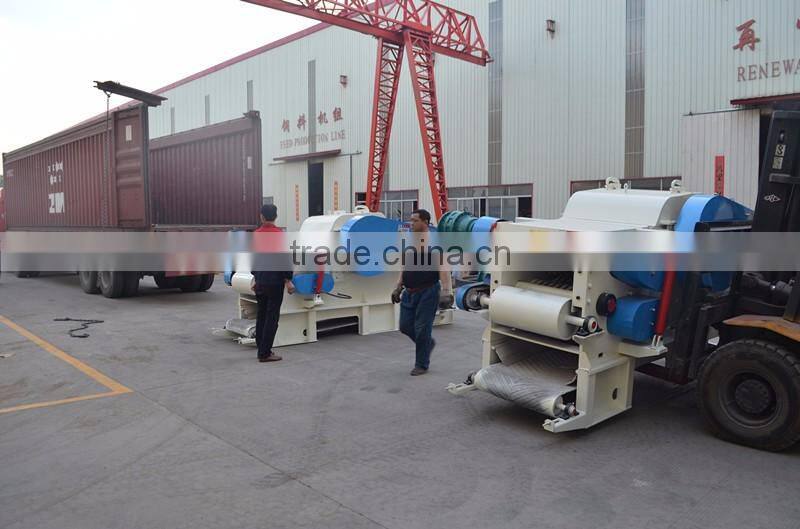 Large Capacity 8-15t/h Used Drum Wood Chipper for Sale Pto Type