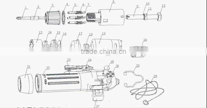 Hand-held Electric Screw Capping Machine For Plastic Bottle Cap