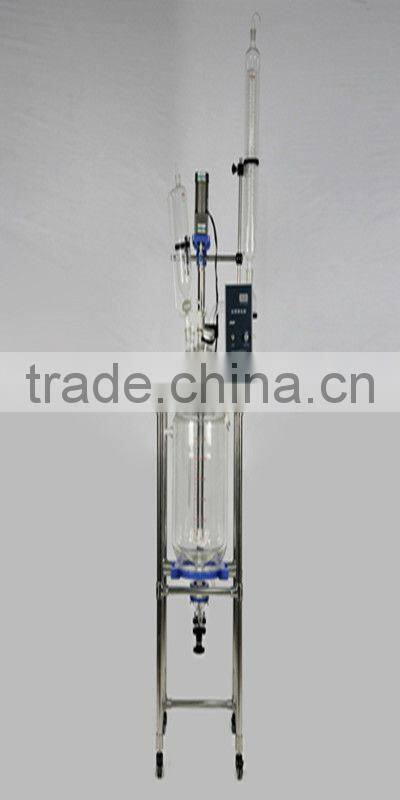 S-50L explosion-proof laboratory cylindrical double layer chemical glass reactor price