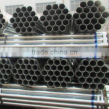 ASTM A53 Pre galvanized welded 3/4 inch 6000mm steel pipe