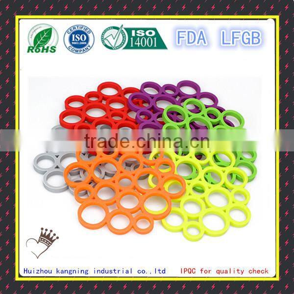 Food grade silicone placemat with hole,draining pad,drying mat