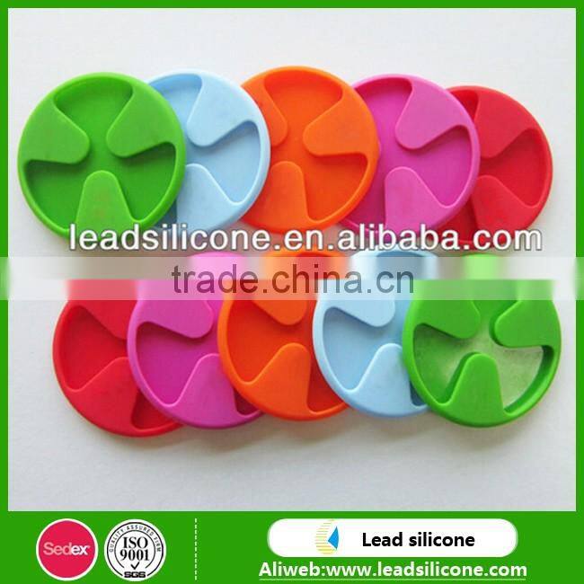 Silicone Wine Coasters Non Spill Lid Mug Cup Drink Placemats Mat