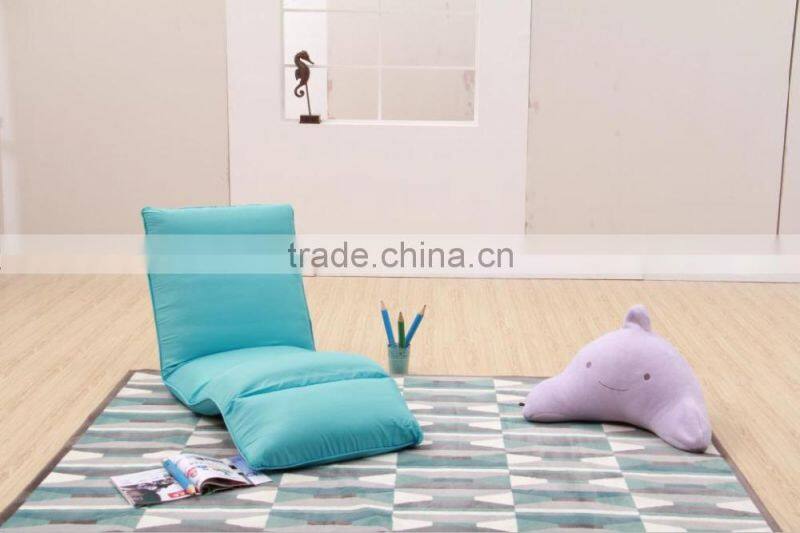 Elegant Blue Color Modern Fashion Fabric Recliner Lazy Sofa Sets For Outdoor Furniture