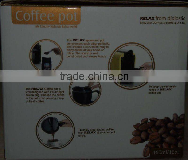 Be free from BPA plastic coffee cup set wholesale