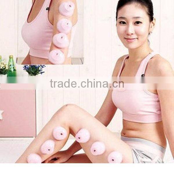Traditional Chinese Silicone Massage Cupping / Vacuum Massage Silicone Cups