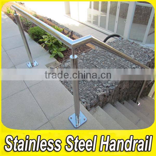 304 316 Modern Stainless Steel Outdoor Metal Handrail for Steps