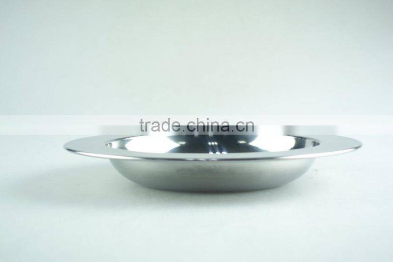 Round tray Metal food tray Stainless steel buffet trays Of various sizes