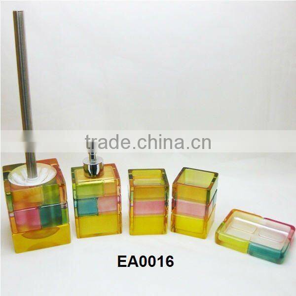 EA0129 red high quality resin medical waste basket