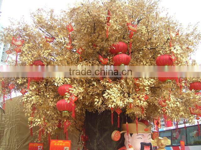 large fake ficus tree indoor /outdoor factory artificial gloden ficus tree