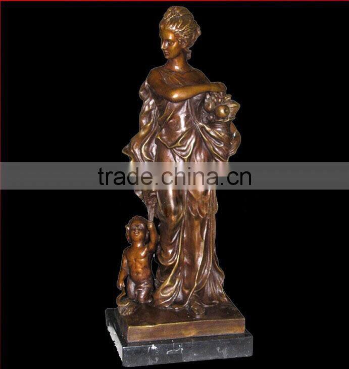 Casting large brass sculpture in antique imitation crafts
