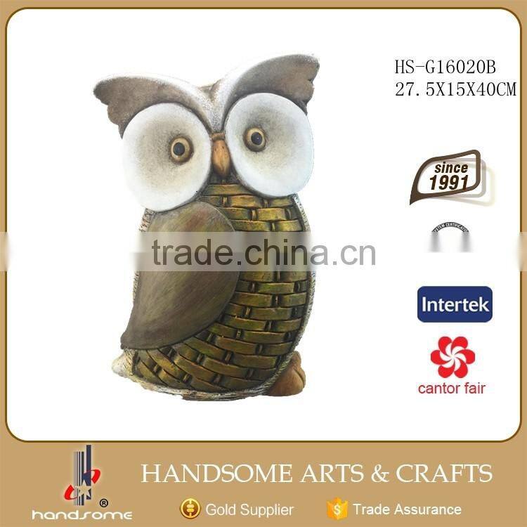 Spring Garden Statues Bird Figurine Owl Statues