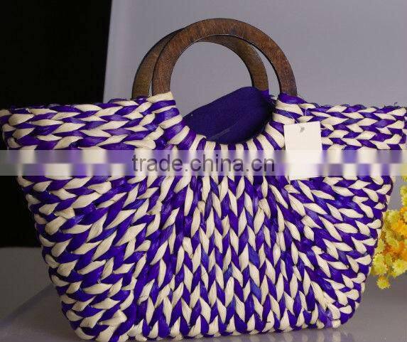 fashion corn skin beach bag