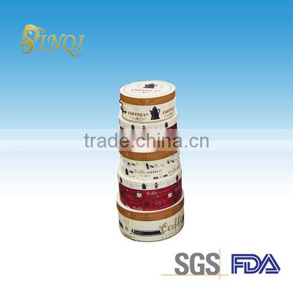 Paper gift packaging box paper round gift packaging box