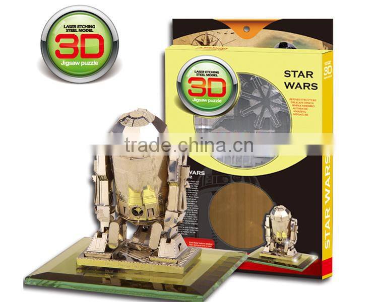 3D Metal Puzzle Diy Puzzle Jigsaw Robort Model Puzzle Games Robert Models for adult