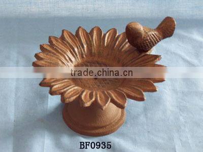 newly antique cast iron bird bowl bird feeder