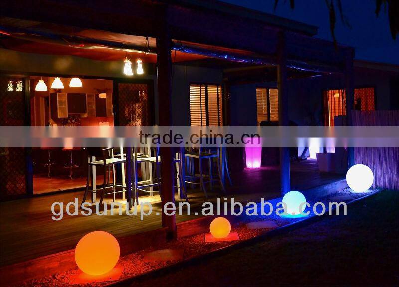 Colorful rechargeable bedroom lamp and waterproof led ball light