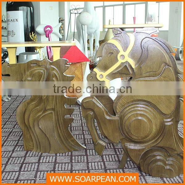 Display Racks Wood Display Stand Wood Carving Horse