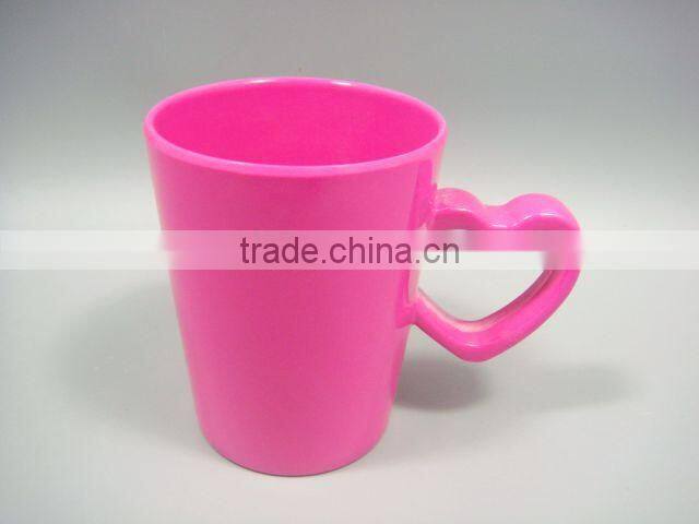 Melamine Mugs with Heart Shaped Handle