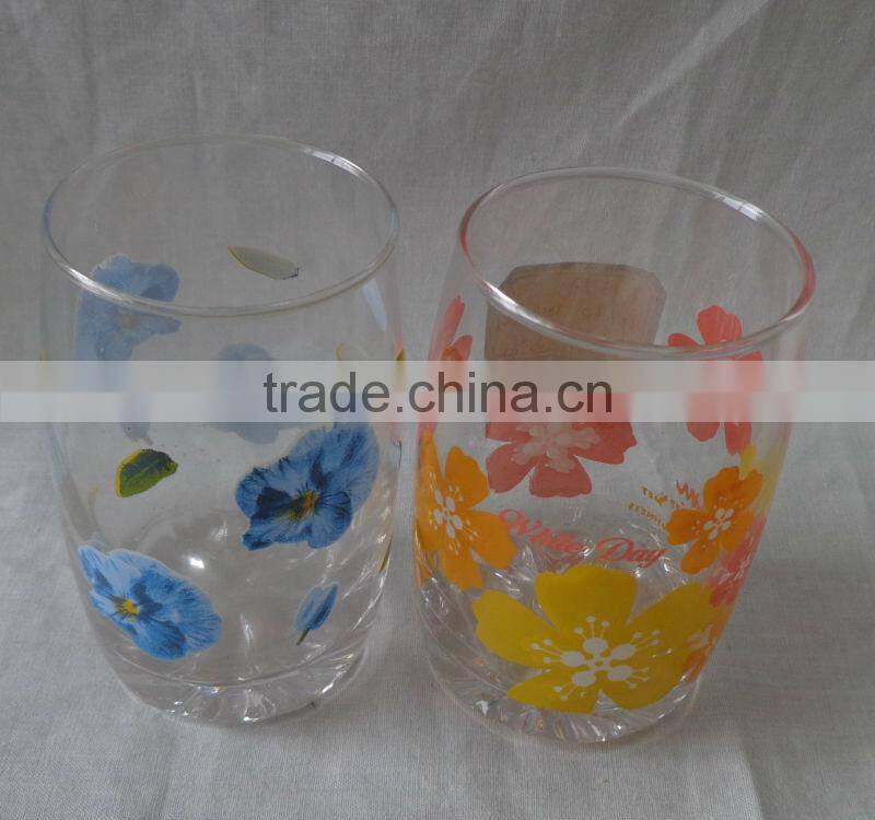 Print Hand-made glass cup