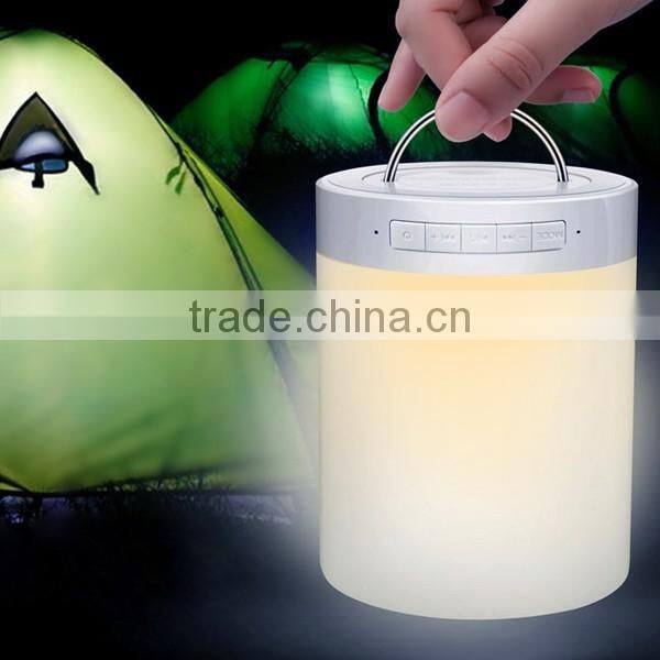High Quality Music Mini Portable bluetooth speaker with LED Lamp