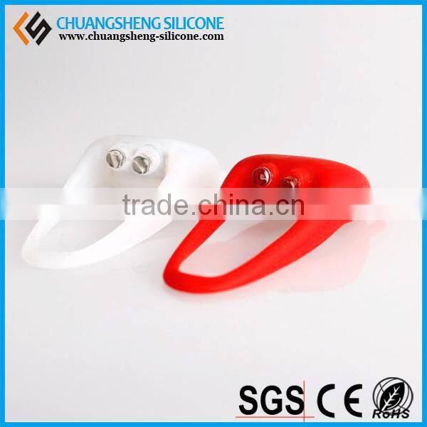 Differen design with different colorful silicone mountain bike parts light