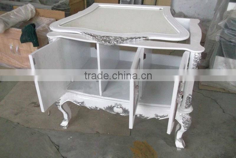 Bisini French Bathroom Mirror Cabinet With Side Cabinet,Bathroom Vanity Cabinet;Bathroom Furniture;(BF08-4047)