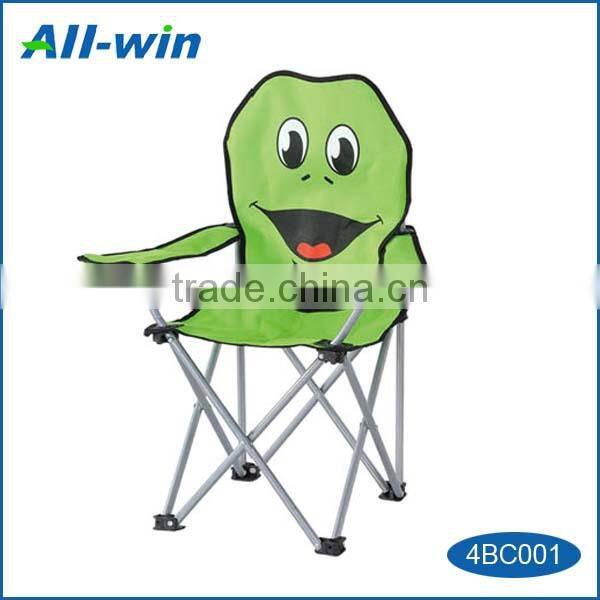 cheap new foldable animal children beach chair with cartoon design and armrest