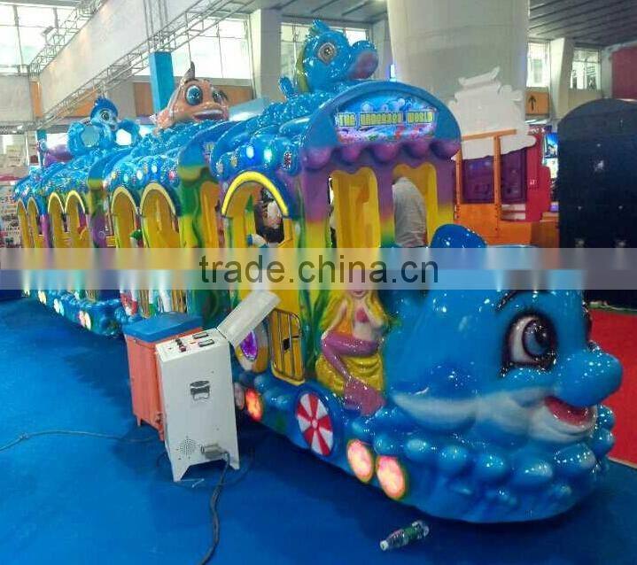 2015 amusement park supplies best-selling kids electric amusement train rides