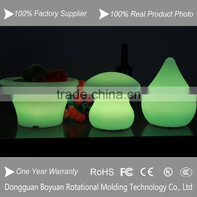Rechargeable mushroom table lights, led table lamp
